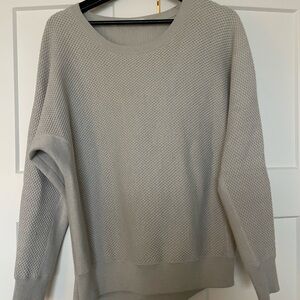 Athleta Light Gray Women's Crew Neck Sweater